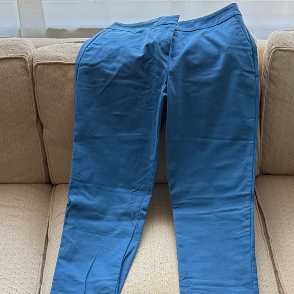 Boden Women's Teal Blue Straight-Leg Pants